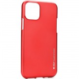 Apple iPhone 11 Pro Max, Szilikon tok, Mercury i-Jelly, matt hatású, piros (91285) - Telefontok