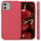 Apple iPhone 12 Mini, Bioplasztik tok, környezetbarát, Wooze Bio, piros (117364) - Telefontok