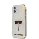 Apple iPhone 12 Mini KARL LAGERFELD KLHCP12MPCKHML Hátlap - Átlátszó