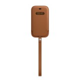 Apple iPhone 12 Mini Leather sleeve - Saddle Brown