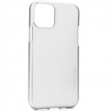 Apple iPhone 12 Mini, Szilikon tok, Mercury i-Jelly, matt hatású, ezüst (95354) - Telefontok