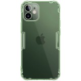 Apple iPhone 12 Mini, Szilikon tok, Nillkin Nature, ultravékony, zöld (RS99888) - Telefontok