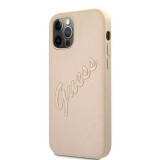 Apple iPhone 12 Pro Max GUESS GUHCP12LRSAVSLG Hátlap - Arany