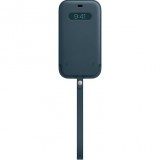 Apple iPhone 12 Pro Max Kožené Pouzdro - Baltic Blue