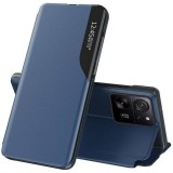 Apple iPhone 12 Pro Max, Oldalra nyíló tok, stand, Wooze FashionBook, kék