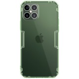 Apple iPhone 12 Pro Max, Szilikon tok, Nillkin Nature, ultravékony, zöld (93278) - Telefontok