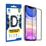 Apple iPhone 13/13 Pro/14 Lito D+ 2.5D Full Anti-Glare Üvegfólia - Fekete