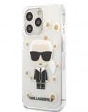 Apple iPhone 13 Pro KARL LAGERFELD KLHCP13LHFLT TPU Hátlap - Átlátszó