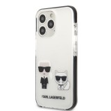 Apple iPhone 13 Pro KARL LAGERFELD KLHCP13LTPEKCW TPU Hátlap - Fehér