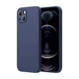 Apple iPhone 13 Pro Max Joyroom JR-BP952 2in1 Magsafe Liquid Silicone Hátlap és 0.33mm 9H Üvegfólia - Kék