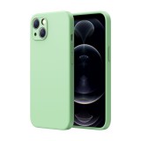 Apple iPhone 13 Pro Max Joyroom JR-BP952 2in1 Magsafe Liquid Silicone Hátlap és 0.33mm 9H Üvegfólia - Zöld