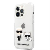 Apple iPhone 13 Pro Max KARL LAGERFELD KLHCP13XCKTR TPU Hátlap - Átlátszó