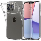Apple iPhone 13 Pro Max, Szilikon tok, Spigen Crystal Flex, átlátszó (S59221) - Telefontok