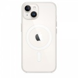 Apple iPhone 14, Clear Case, MagSafe, Polikarbonát, Gyári, Átlátszó, Mobiltelefon tok
