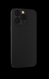 Apple iPhone 14 Devia Carbon Fiber Magsafe Ultra Slim Hátlap - Fekete