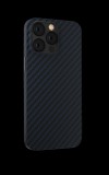 Apple iPhone 14 Devia Carbon Fiber Magsafe Ultra Slim Hátlap - Kék
