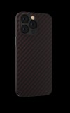 Apple iPhone 14 Devia Carbon Fiber Magsafe Ultra Slim Hátlap - Piros