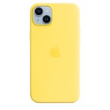 Apple iPhone 14 Plus, MagSafe, Gyári, Szilikon, Sárga, Mobiltelefon tok