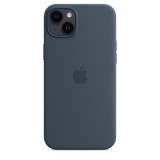 Apple iPhone 14 Plus, MagSafe, Szilikon, Gyári, Kék, Mobiltelefon tok