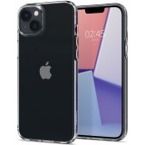 Apple iPhone 14, Szilikon tok, Spigen Crystal Flex, átlátszó (S66789) - Telefontok