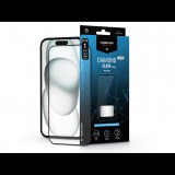 Apple iPhone 15/15 Pro edzett üveg képernyővédő fólia - MyScreen Protector Diamond Glass Lite Edge2.5D Full Glue - black (LA-2329)