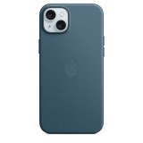 Apple iPhone 15 Plus FineWoven Case with MagSafe Pacific Blue mt4d3zm/a