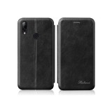 Apple iPhone 15 Plus, Oldalra nyíló tok, stand, Wooze Protect And Dress Book, fekete