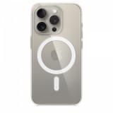 Apple iPhone 15 Pro, Clear Case, Polikarbonát, Gyári, Átlátszó, Mobiltelefon tok