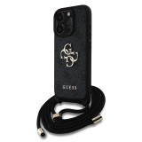 Apple iPhone 15 Pro GUESS GUHCP15LP4GMGCRK Hátlap - Fekete