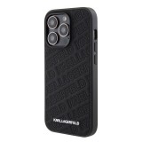 Apple iPhone 15 Pro Max KARL LAGERFELD KLHCP15XPQKPMK Hátlap - Fekete