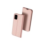 Apple iPhone 15 Pro Max, Oldalra nyíló tok, stand, Dux Ducis, vörösarany
