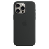 Apple iPhone 15 Pro Max Silicone Case with MagSafe Black MT1M3