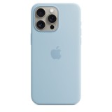 Apple iPhone 15 Pro Max Silicone Case with MagSafe Light Blue MWNR3ZM/A