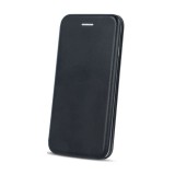 Apple iPhone 15 Pro, Oldalra nyíló tok, stand, Forcell Elegance, fekete