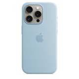 Apple iPhone 15 Pro Silicone Case with MagSafe Light Blue MWNM3ZM/A