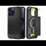 Apple iPhone 15 Pro ütésálló hátlap - Spigen Rugged Armor MagSafe - fekete (SP750349)