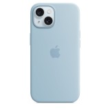 Apple iPhone 15 Silicone Case with MagSafe Light Blue MWND3ZM/A