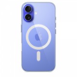 Apple iPhone 16, Clear Case, MagSafe, Polikarbonát, Gyári, Átlátszó, Mobiltelefon tok
