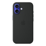 Apple iPhone 16 Plus szilikon telefonvédő (magsafe) fekete