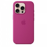 Apple iPhone 16 Pro, MagSafe, Szilikon, Gyári, Fuchsia, Mobiltelefon tok