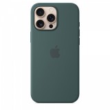 Apple iPhone 16 Pro Max, MagSafe, Szilikon, Gyári, Lake Green, Mobiltelefon tok