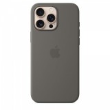Apple iPhone 16 Pro Max, MagSafe, Szilikon, Gyári, Stone Gray, Mobiltelefon tok