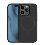 Apple iPhone 16 Pro Max Silicon Magsafe Hátlap - Fekete