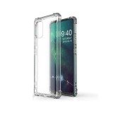 Apple iPhone 16 Pro, Szilikon tok, légpárnás sarok, Wooze Silicone Armor, átlátszó