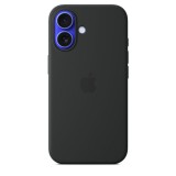 Apple iPhone 16 Silicone Case with MagSafe Black MYY13