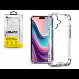 Apple iPhone 16 szilikon hátlap - Roar Armor Gel - átlátszó (KC311802)