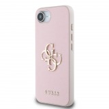 Apple iPhone 16e GUESS GUHCPSE4PGT4MBP Hátlap - Rózsaszín