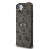 Apple iPhone 16e GUESS GUHMPSE4G4GFRW MagSafe Hátlap - Barna