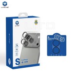 Apple iPhone 17 Lito 3D Clear Full Kameravédő Üvegfólia - Halványkék