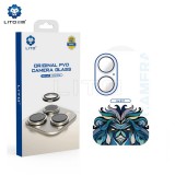 Apple iPhone 17 Lito Titanium AR Kameravédő Üvegfólia - Halványkék